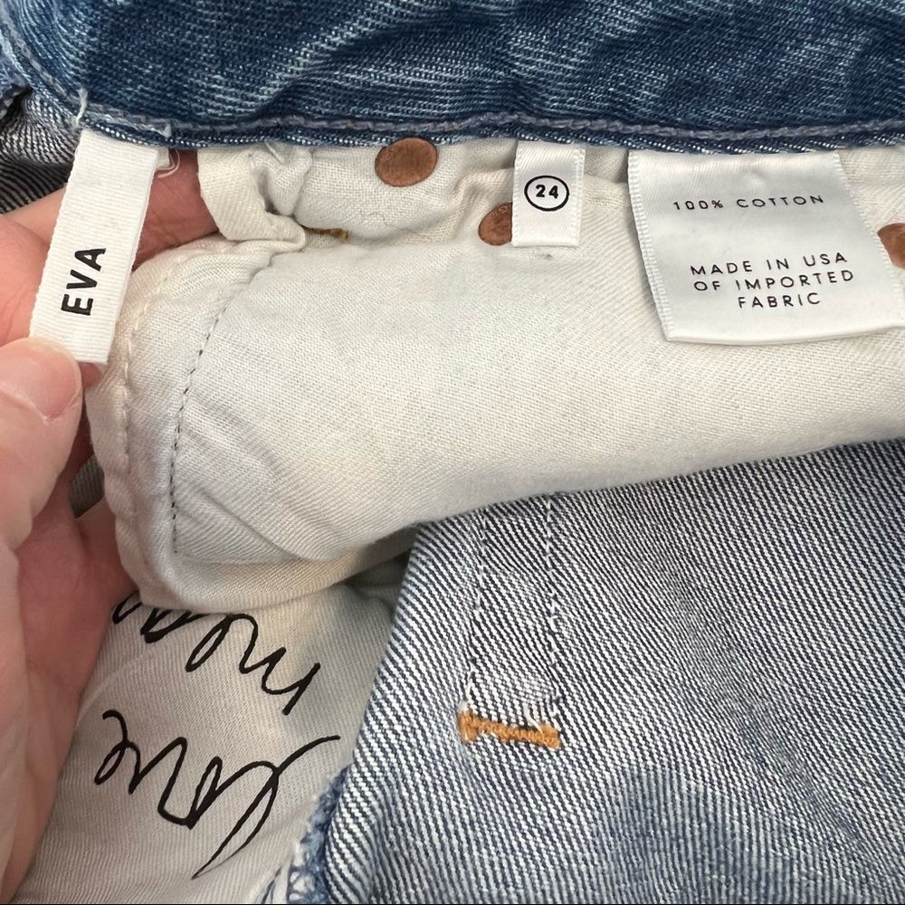 GRLFRND Distressed Denim Mini Skirt  ‘Eva’ - Picture 12 of 12